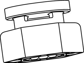 HellermannTyton Befestigungssockel Bolzen, Wmax=7.7mm, FSFTPHDBN1#156-02427