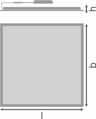 Ledvance LED-Panel M625 4er-Set Sky PLPRINtSKY625V(VE4)