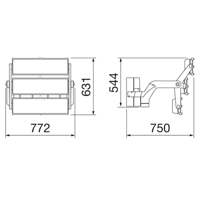 Performance in Light LED-Scheinwerfer 830 GWP3333AB830