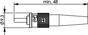 Telegärtner T-ST Stecker MM Faser D:0,9mm 100007053