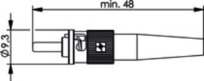 Telegärtner T-ST Stecker MM Faser D:0,9mm 100007053