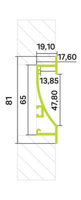 Barthelme Nischenprofil 3m 62394003