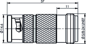 Telegärtner Adapter BNC/N (F-M) UG-349 A/U 100023674