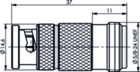 Telegärtner Adapter BNC/N (F-M) UG-349 A/U 100023674