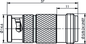 Telegärtner Adapter BNC/N (F-M) UG-349 A/U 100023674