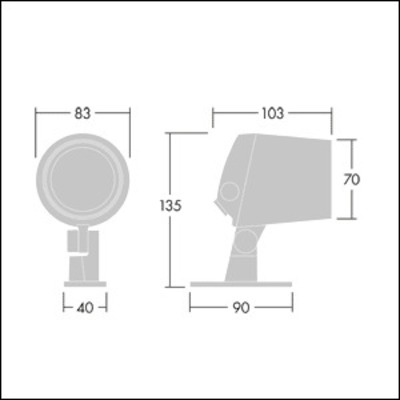 Thorn LED-Fluter 822-40 CONT3 4L50 #96633440