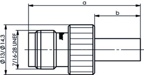 Telegärtner TNC Kabelbuchse cr/cr RG59 75Ohm 100023824