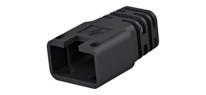 Telegärtner Knickschutztülle f.RJ45-Steck.ges, schwarz 100001166