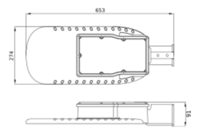 Ledvance LED-Mastleuchte 865 ECOAREASPD 150W 865