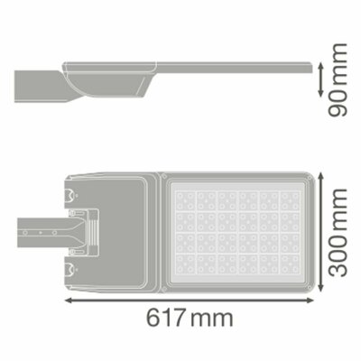 Ledvance LED-Mastleuchte 740, Z48-60 SLFL.LAP158740RW35ST