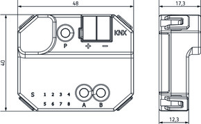 Theben Medienkoppler LUXORliving RF1