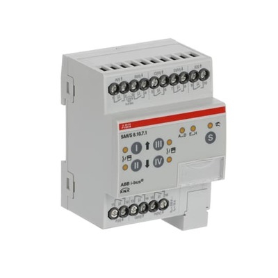 ABB Stotz S&J Schalt-/Jalousieaktor 8fach 10A, REG SAH/S8.10.7.1