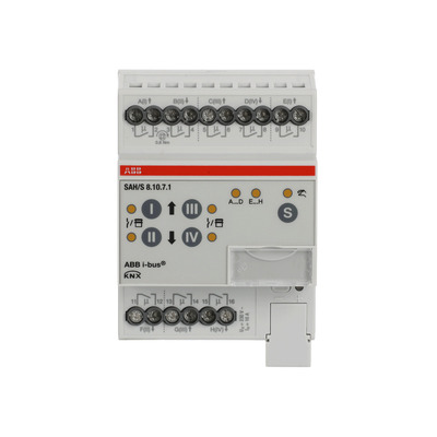 ABB Stotz S&J Schalt-/Jalousieaktor 8fach 10A, REG SAH/S8.10.7.1