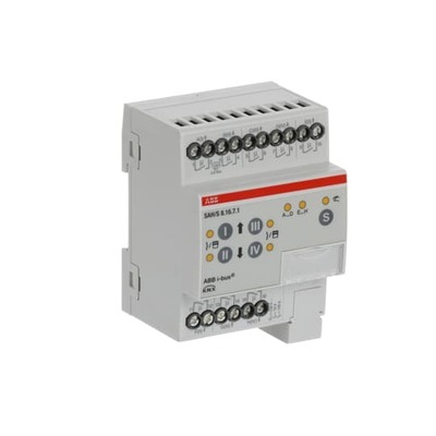 ABB Stotz S&J Schalt-/Jalousieaktor 8fach 16A, REG SAH/S8.16.7.1