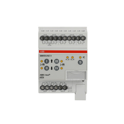 ABB Stotz S&J Schalt-/Jalousieaktor 8fach 16A, REG SAH/S8.16.7.1