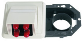 Telegärtner Anschlussdose OAD 1-f. 4xST aws 100022449