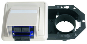 Telegärtner Anschlussdose OAD 1-f.2xST/SC-D aws 100022452