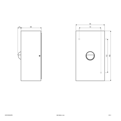 EVN Lichttechnik LED-Wandleuchte IP65 C65152502HRS