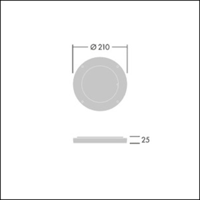 Thorn Raster CONT3 12L LOUVER ANT