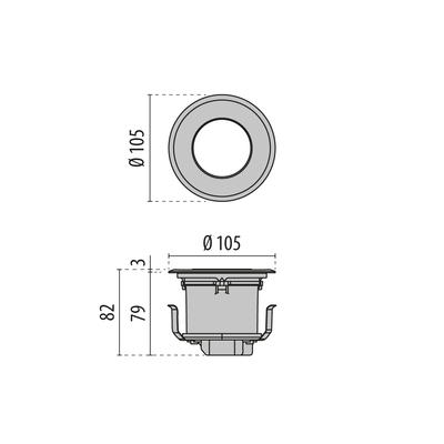 Performance in Light LED-Bodeneinbauleuchte 3000K 3109827