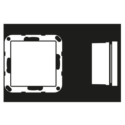 Jung KNX-Objektregler schneeweiß matt A 2178 BF ORTS WWM