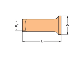 WAGO GmbH & Co. KG Aderendhülse für 0,25 mm² 216-151
