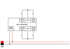 BEG Brück Electronic X-Binäreingang X-Binäreingang BIP-4-KNX REG