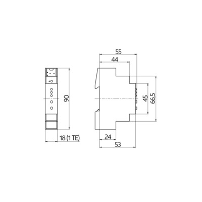BEG Brück Electronic KNX-Linienkoppler LK-IP/KNXs REG weiß