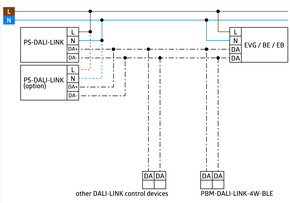 BEG Brück Electronic Tasterschnittstelle DALI-LINK PBM-DALI-LINK-4W weiß