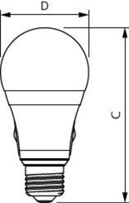 Philips Lighting LED-Bulb 220-240V E27,827-865,40-100W Core #8721103150592