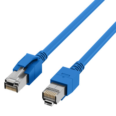EFB-Elektronik MMC Patchkabel Cat.6a S/FTP, 2m, blau DCK1001BL.2
