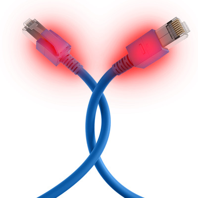 EFB-Elektronik MMC Patchkabel Cat.6a S/FTP, 2m, blau DCK1001BL.2