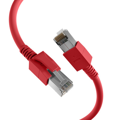 EFB-Elektronik MMC Patchkabel Cat.6a S/FTP, 1,0m, rot DCK1001RT.1