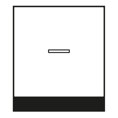 Jung KNX RF Taster 1-fach ch neutral, Edelstahl ES 10911 ST RF