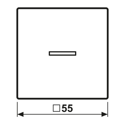 Jung KNX RF Taster 1-fach ch Thermoplast lackiert A 10911 ST RF BF SWM