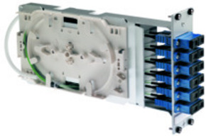 Telegärtner Modul 3HE/7TE beige m. 6xLCD 100022603