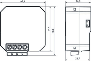 Theben 1-fach Funk-Aktor EU 1 S RF KNX