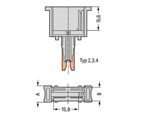 WAGO GmbH & Co. KG Leerstecker grau 280-802