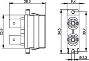 Telegärtner ST/SC Duplex Adapt. MM Phosphorbronzehülse 100007270