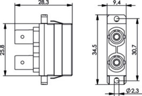 Telegärtner ST/SC Duplex Adapt. MM Phosphorbronzehülse 100007272