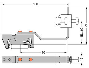 WAGO GmbH & Co. KG Sammelschienenhalter silberfarben 790-352/790-398