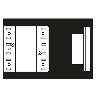 Jung KNX Tastsensor-Modul 1-fach Universal LS 52911 ST