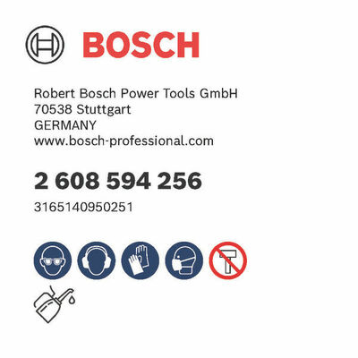 Bosch Power Tools PC Plus-Dorn 3/8-Zoll, 8,7 mm Zentrierbohrer 2608594256