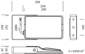Siteco LED-Fluter 730 5XA7561A1K23