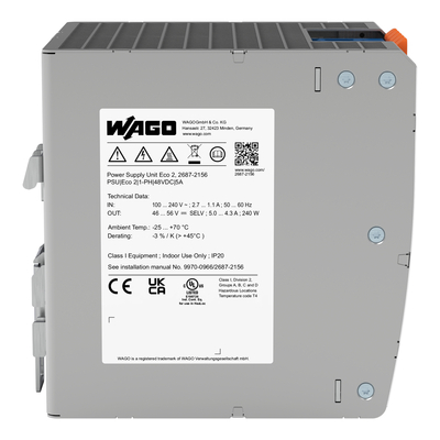 WAGO GmbH & Co. KG Stromversorgung Eco 2,1-phasig 2687-2148
