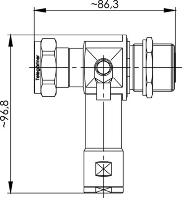 Telegärtner Überspannungsableiter 50Ohm 100024583