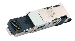 Telegärtner Stecker STX RJ45 feldk. AWG22-26 schwarz T568B 100007492
