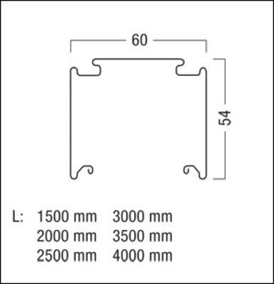 Zumtobel Group Tragschiene si 4000 mm TECTON T 4000 SR