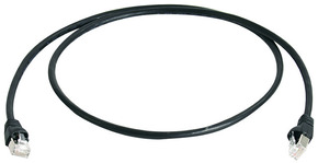 Telegärtner Patchkabel S/FTP 6A schwarz 0,25m 100008033