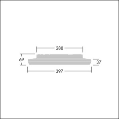 Thorn LED-Wand-u.Deckenleuchte 830 NOVS M2500 #96635523
